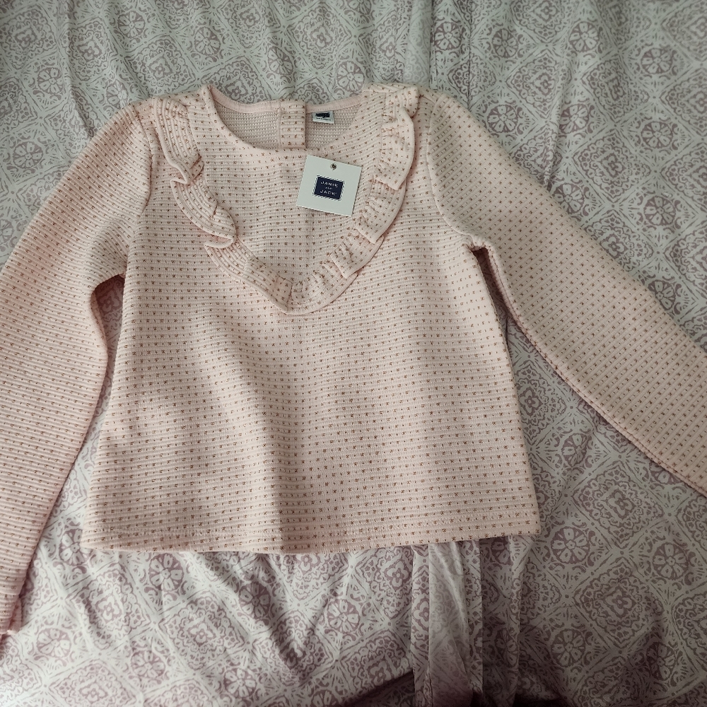 Brand new janie and jack Ponte top